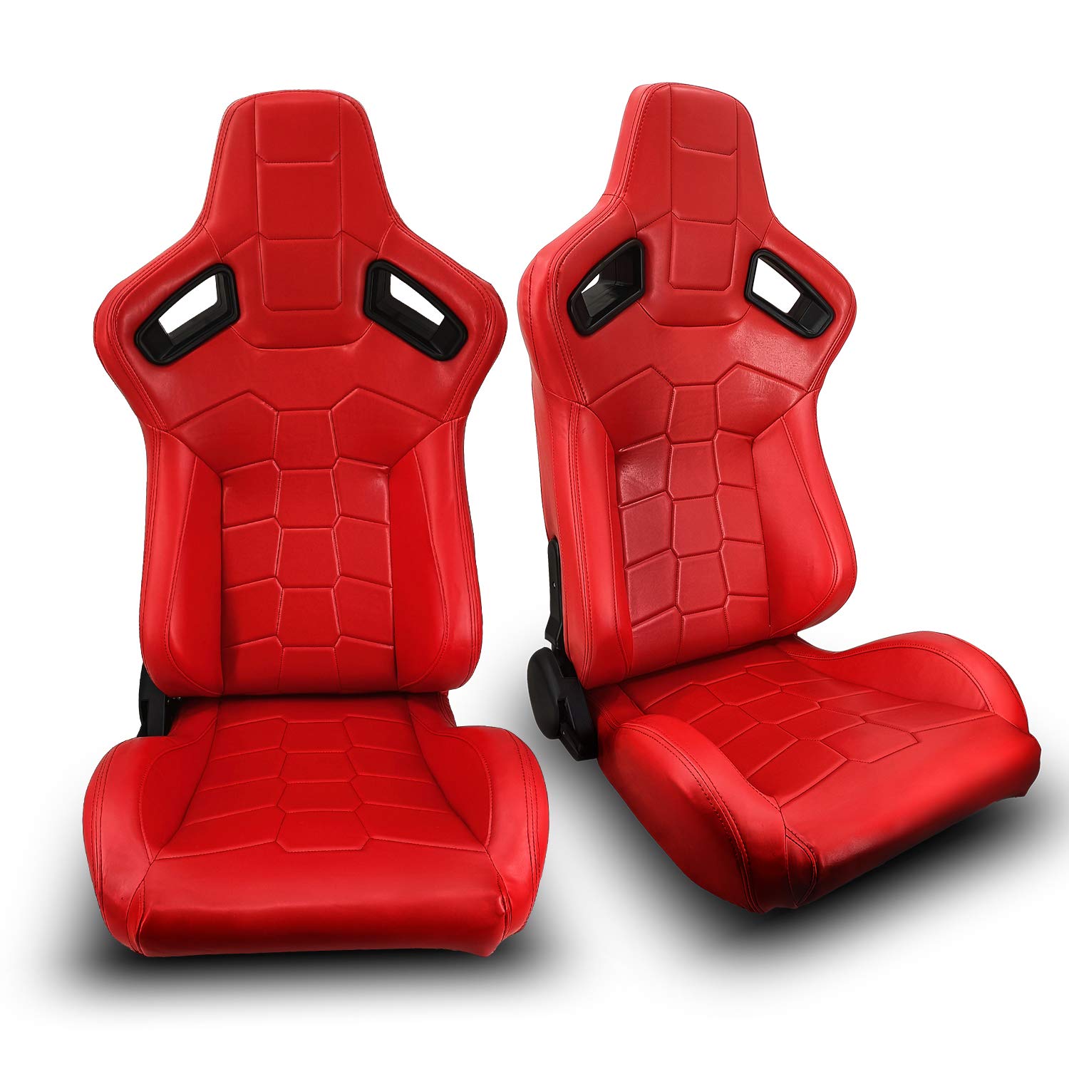 ModifyStreet RED Bucket Seat Pair