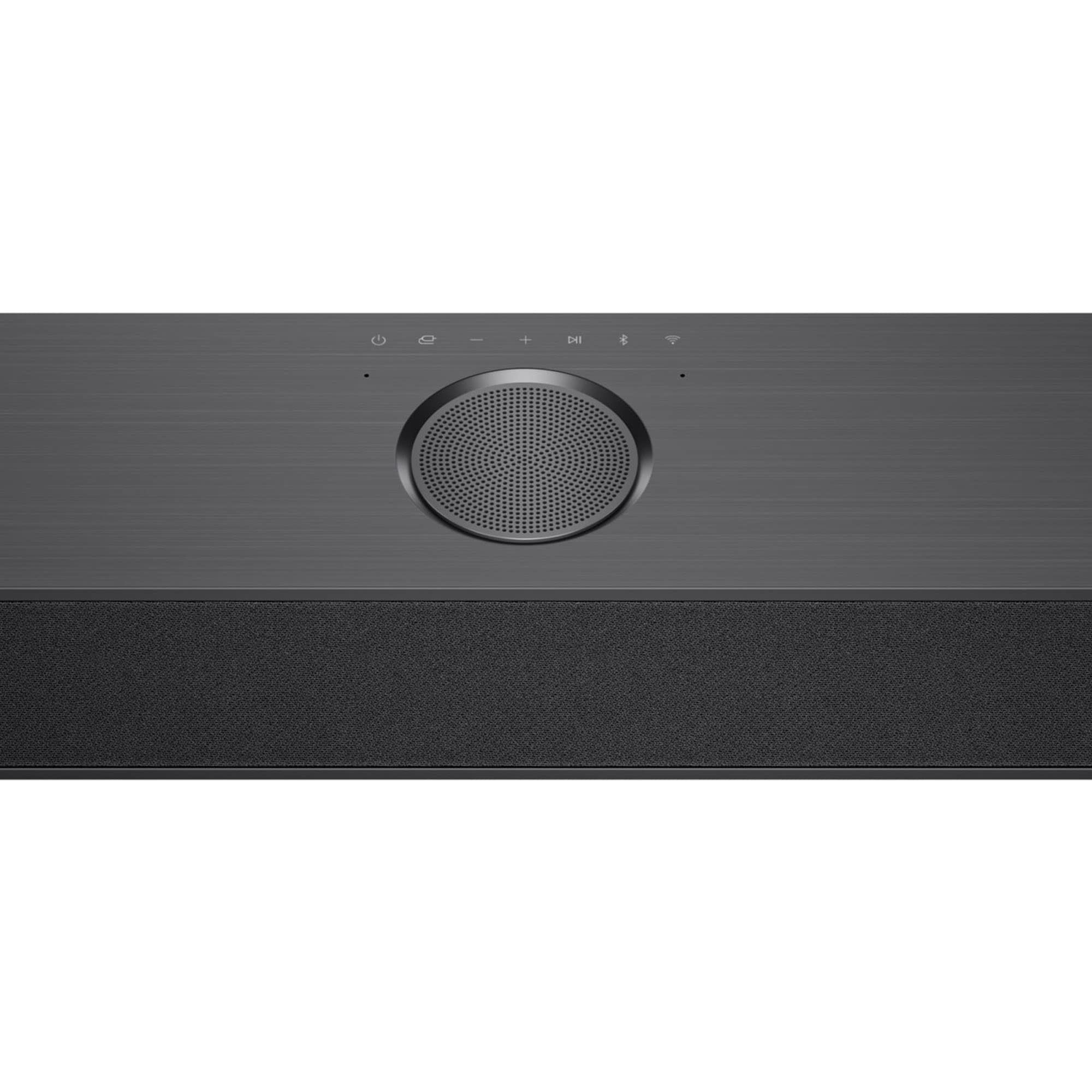 LG S80QY - Barra de Sonido Inteligente, 480W, 3.1.3 Canales con Triple Altavoz Atmos Vertical, Compatible con Altavoces Traseros SPQ8-S, Sonido Envolvente Dolby Atmos, DST:X e IMAX, Color Negro