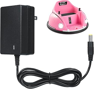 6v Battery Charger for Kids Ride On Car Toys 6 Volt Battery Charger for Kidzone Bumper Dynacraft SUV Jeep and Universal Kids car