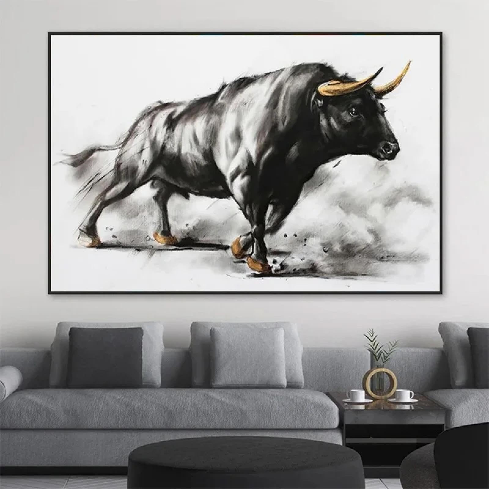 Impression sur toile corrida taureau d'exception 60x80cm - 6