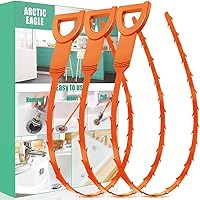 ARCTICEAGLE Drain Snake Hair Clog Remover 3 Pack - 20 Inch Flexible Sink Shower Unclogger Tool for Bathtub Kitchen Sinks