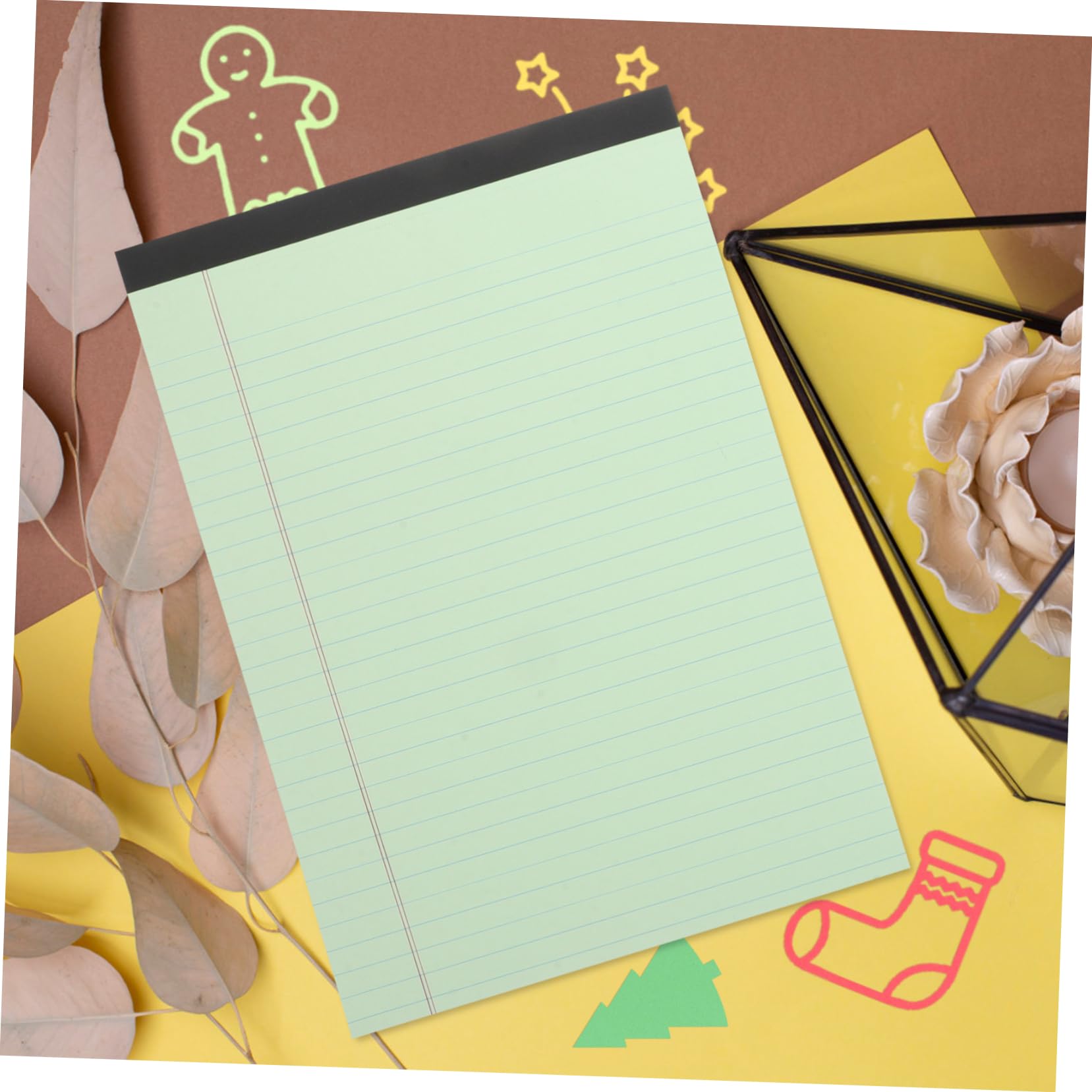 Lurrose 4pezzi Quaderno Righe Blocchi Note per Appunti Carta Quadrettata per Studenti Universitari e Ufficio Layout Strutturato