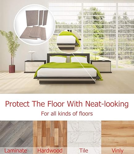 Miniatura 7 de Almohadillas de fieltro para muebles, suelos de madera dura, autoadhesivas, cortables, protectores de suelo antiarañazos para patas de muebles,