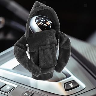 Fashion Car Interior Stick Accessories - Cute Car Hood Design, Gear Shift Knob Cover, Universal Gear Protector for Men (1, Gray)