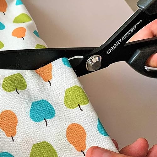 Miniatura 5 de CANARY Tijeras de coser japonesas de 10.5 pulgadas, fabricadas en Japón, tijeras profesionales multiusos para tela, tela, lámina de vinilo,
