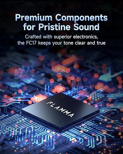 Vista 94 de FLAMMA Pedal de compresor FC21 Pedal de efectos de guitarra eléctrica Efecto de compresión óptica clásica True Bypass