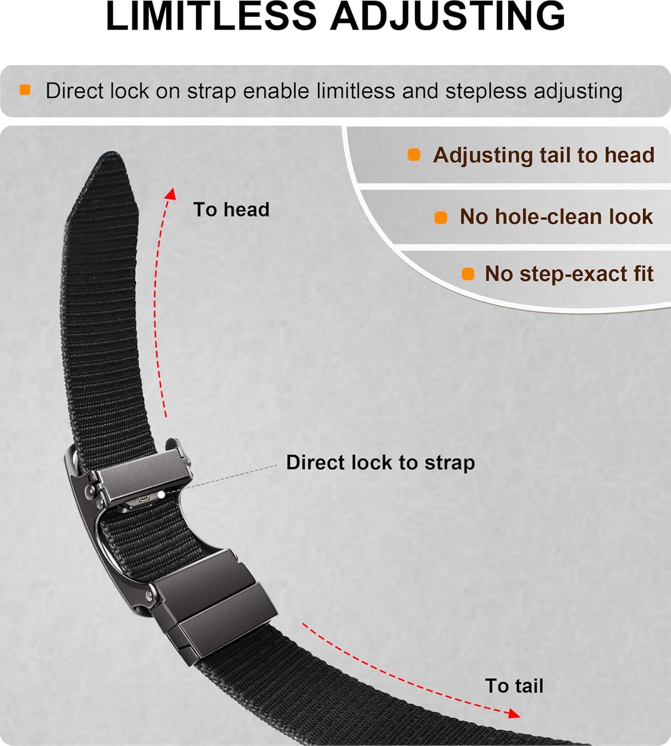 BULLIANT Ratchet Belt Reversible, Mens Web Nylon Belt for Mens Casual Golf Pants Shirts Jeans,One Rotating for 2 Colors at  Men’s Clothing store