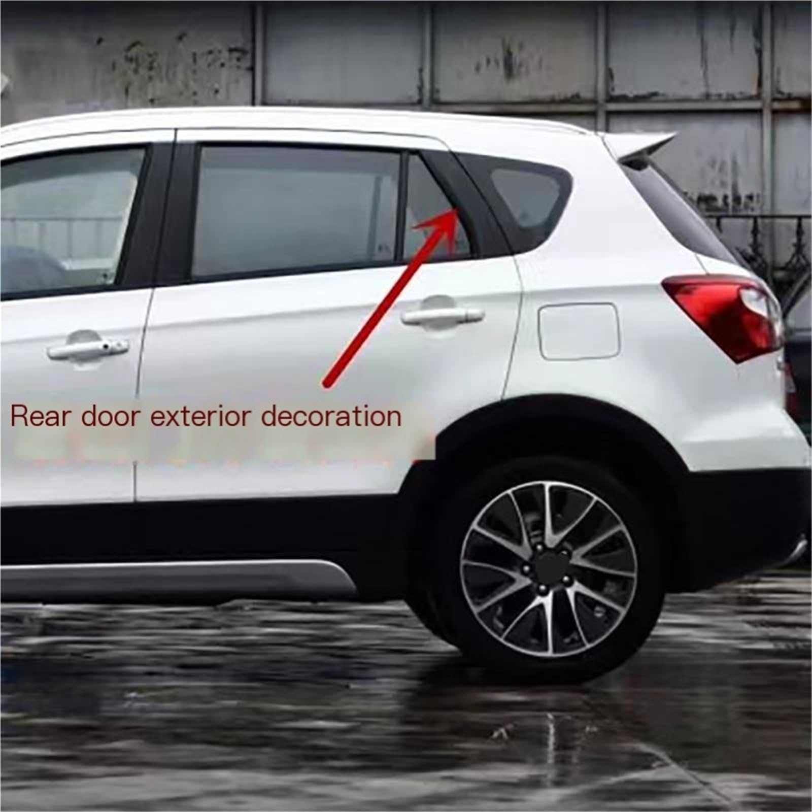 Części osłony słupka tylnych drzwi samochodowych pasujące do Suzuki SX4 S-cross 2013 2014 2015 2016 2017 2018 2019 2020 Migawki Tylnej Szyby