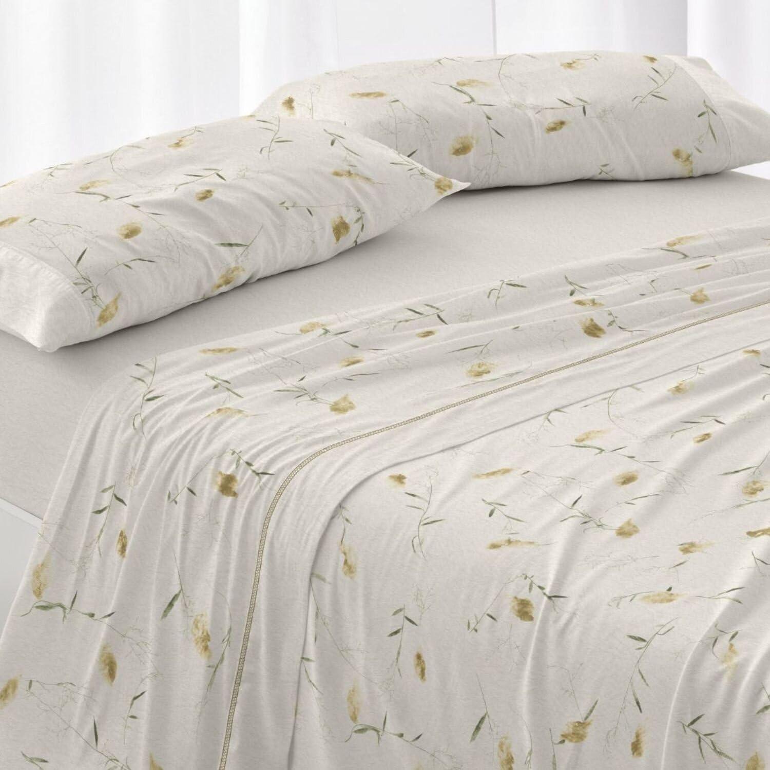 Burrito Blanco | Bedding Set | Bed 105 cm Design 052 | Ochre Color (105 x 190/200 cm.)