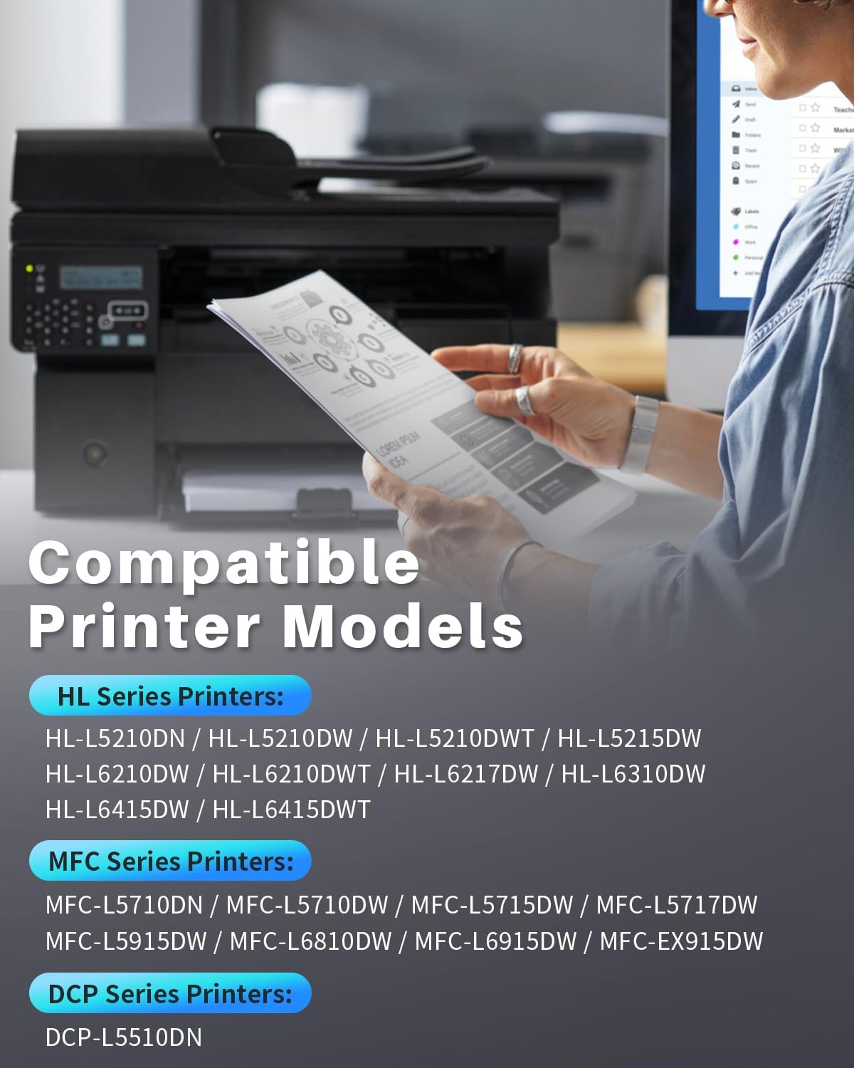INK4U DR920 Drum Unit Compatible Replacement for Brother DR920 DR-920 Drum Unit for Brother HL-L5210DN HL-L5210DW HL-L5210DWT HL-L5215DW HL-L6210DW HL-L6210DWT HL-L6310DW Printer, 1 Pack, Not Toner