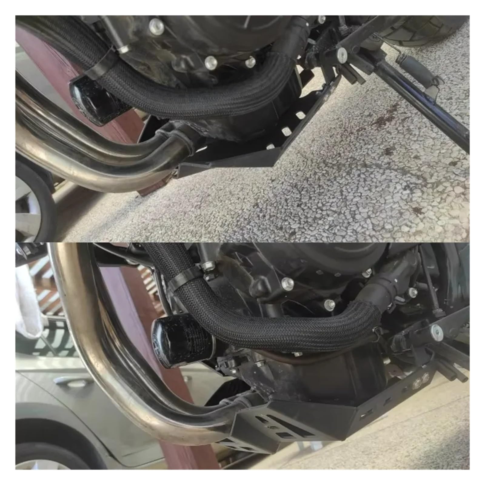 Paracoppa motore moto Motore Del Motociclo Copertura Di Protezione Telaio Sotto La Piastra Paramotore Pancia Pan Protector Per NX500 500NX NX 500 NX400 400