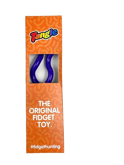 Foto 2 de 5 de Tangle Jr. Solid Blue - Juguete auténtico Fidget para niños y Adultos