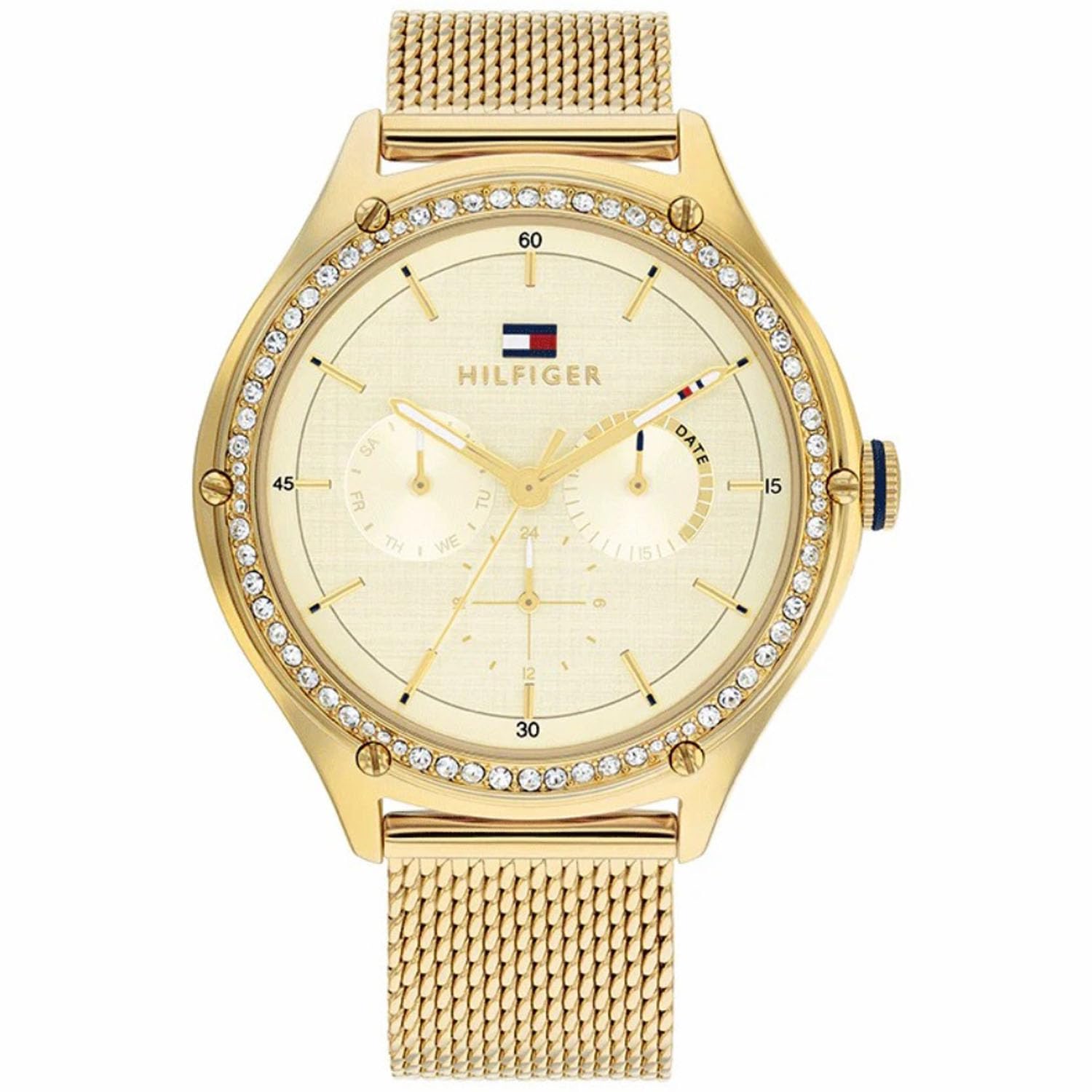 Lexi with Qtz Multifunction Gold Dial Gold Strap Watch for Women - NTTH1782655W-image-10
