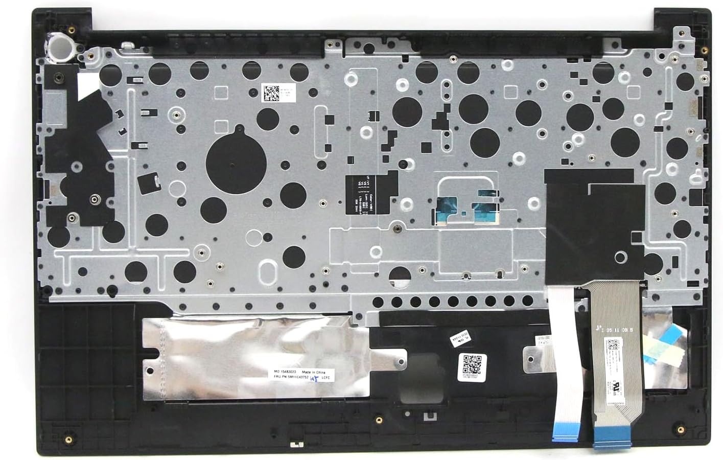 New for Thinkpad E15 Gen 4 (21E6 21E7) E15 Gen 4 (Type 21ED 21EE) Laptop Upper Case KB Bezel Palmrest C Cover USA Black Backlight Fingerprint 5M11C43752 5M11C43753 5M11C43754