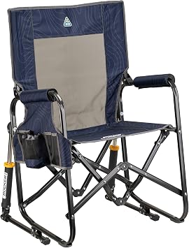 GCI Outdoor Stowaway Rocker – Navy Topo