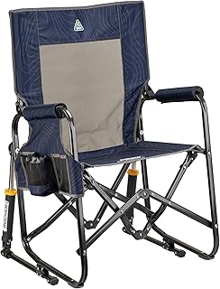 GCI Outdoor Stowaway Rocker - Navy Topo