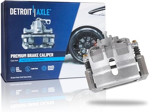 Miniatura 43 de Detroit Axle - Pinza de freno delantera derecha con soporte de repuesto para Chevrolet Equinox Captiva Sport Pontiac Torrent Saturn Vue Suzuki XL-7