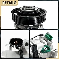 Vista 34 de Compresor de aire acondicionado AC para Ford Police Interceptor Utility 2013-2015, Ford Explorer 2011-2015, con embrague de A/C, compresor de CA