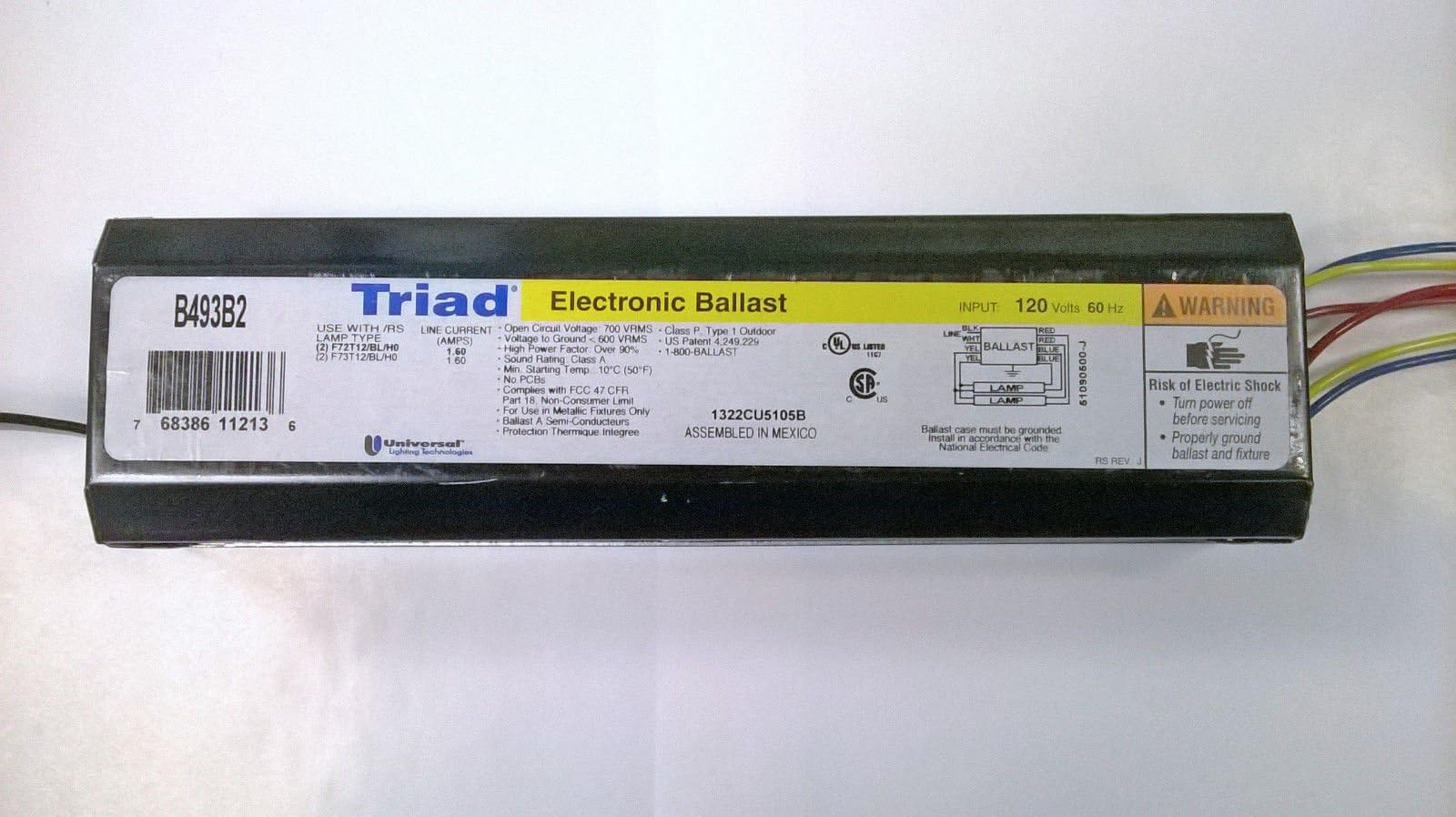 Triad B493B2 Tanning Bed Ballast, 20245