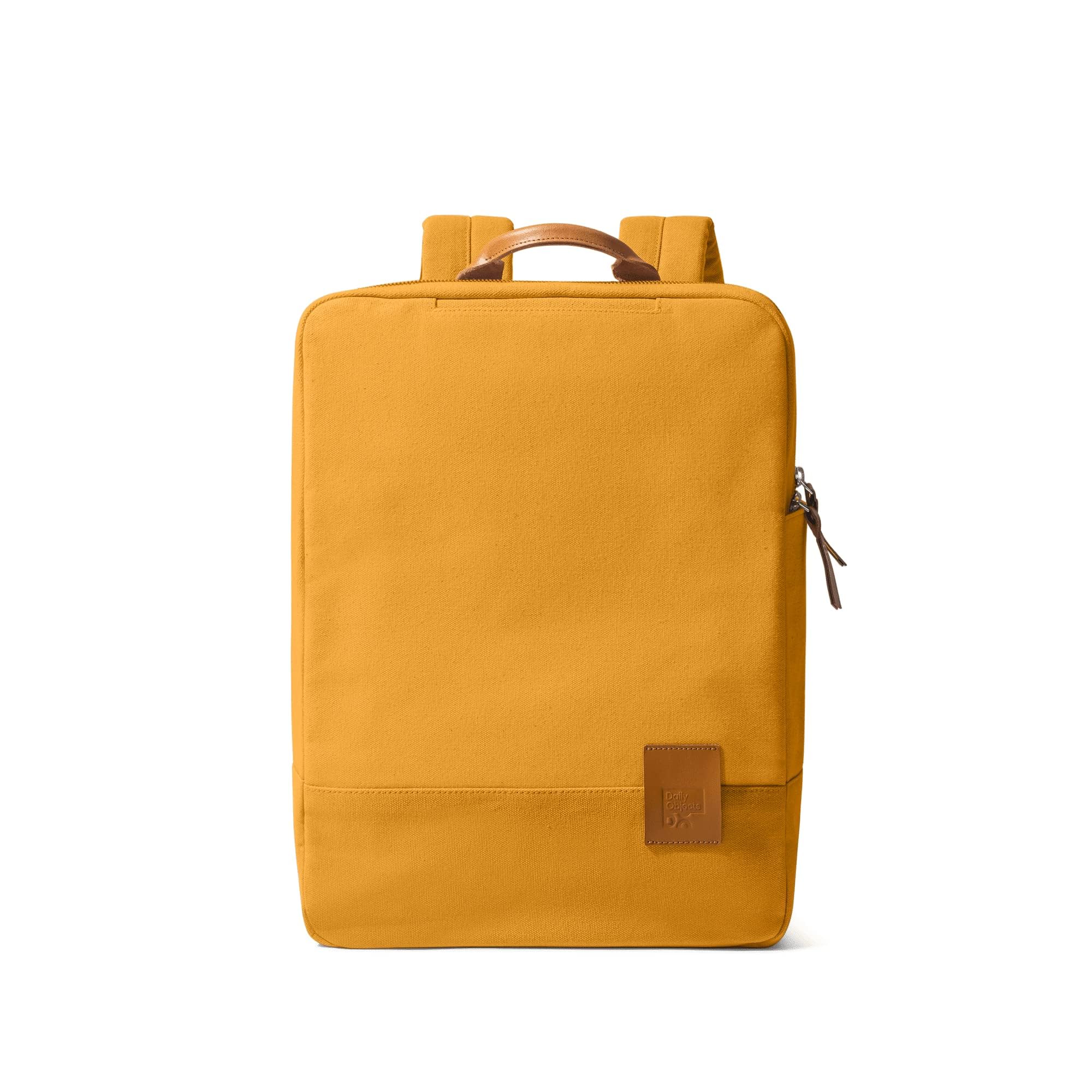 dailyobjects 9 to 9 Everyday Casual Laptop Backpack Compatible with upto 15" Laptop | Unisex Shoulder Travel Bag | Durable Canvas Material | Zippered Compartment with Slip Pockets | Trolley Sleeve-picture-11