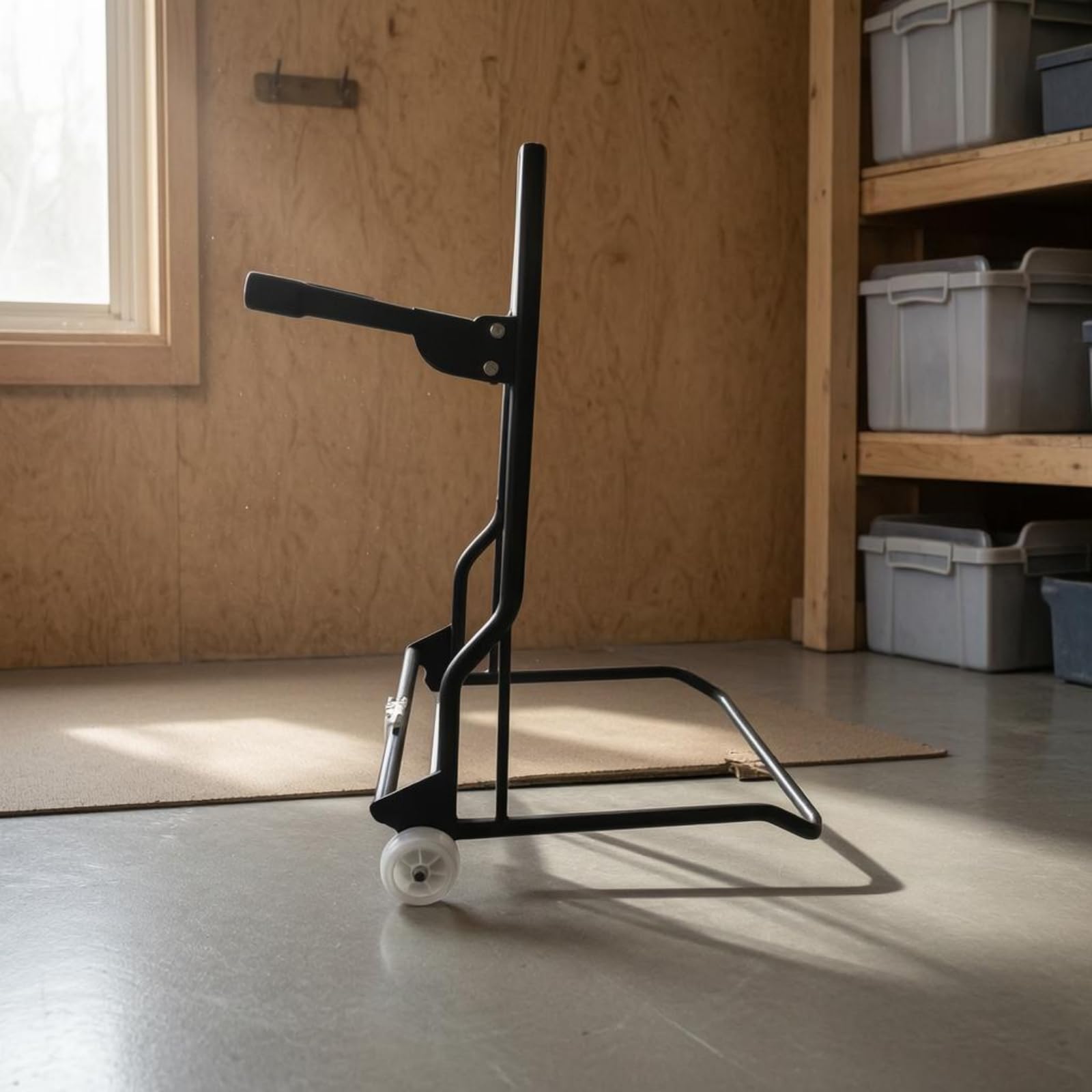 Baoblaze Carrello Motore Fuoribordo Carrello Trasporto Carrello Supporto Trolley Acciaio Verniciato con Staffa Portamotore Piattaforma, style to 3