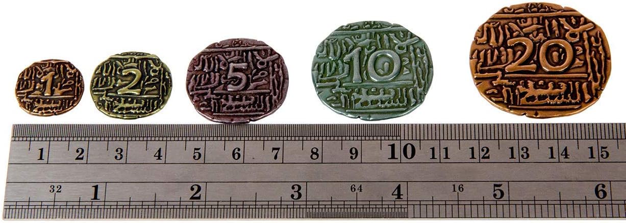 The Broken Token Prop Coins - Agra Metal Replica Coins, Pack of 69 - Fantasy Novelty and Replica Coins