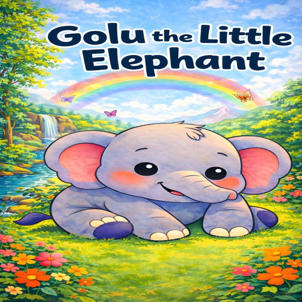 Golu the Little Elephant: A Cute and Calming Bedtime Story About Family, Love, and Kindness for Toddlers and Young Children