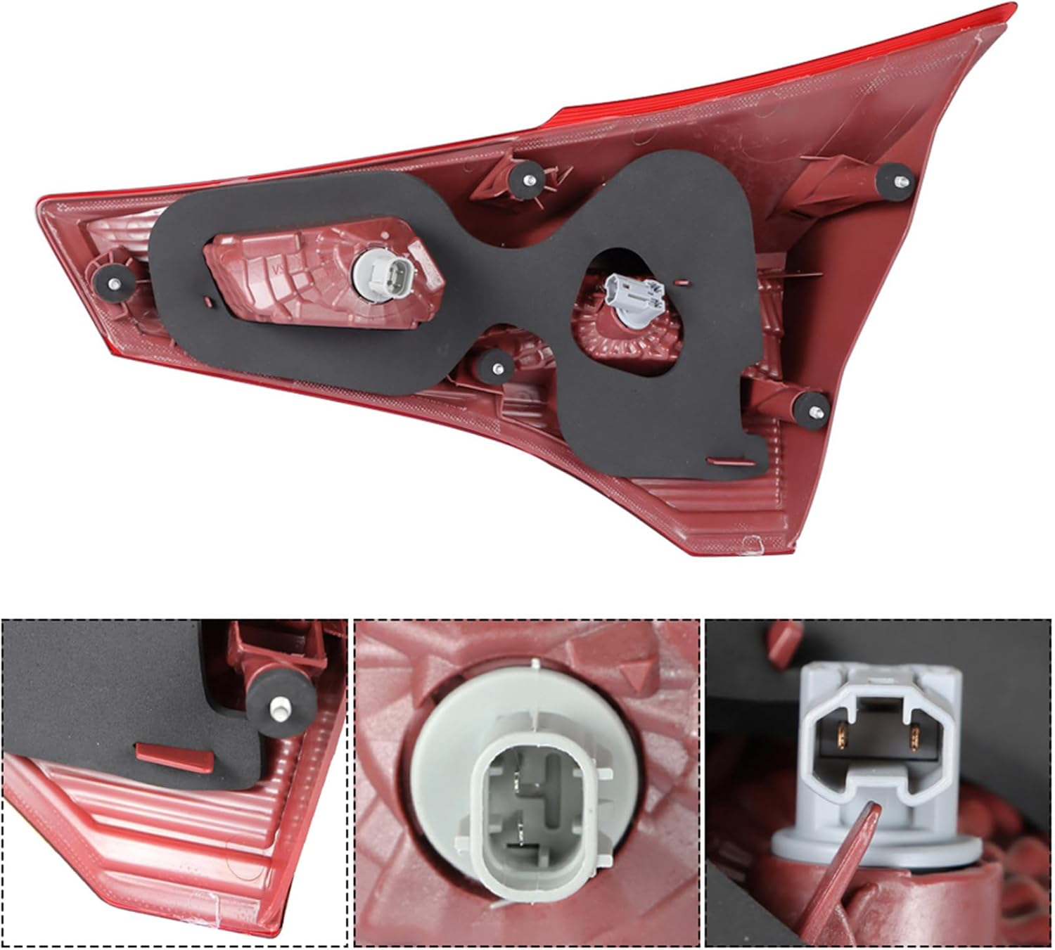 Inner Left Side Tail Light Replacement for RAV 4 2013-2015 Rear Brake Lamp 815900R010, TO2802126