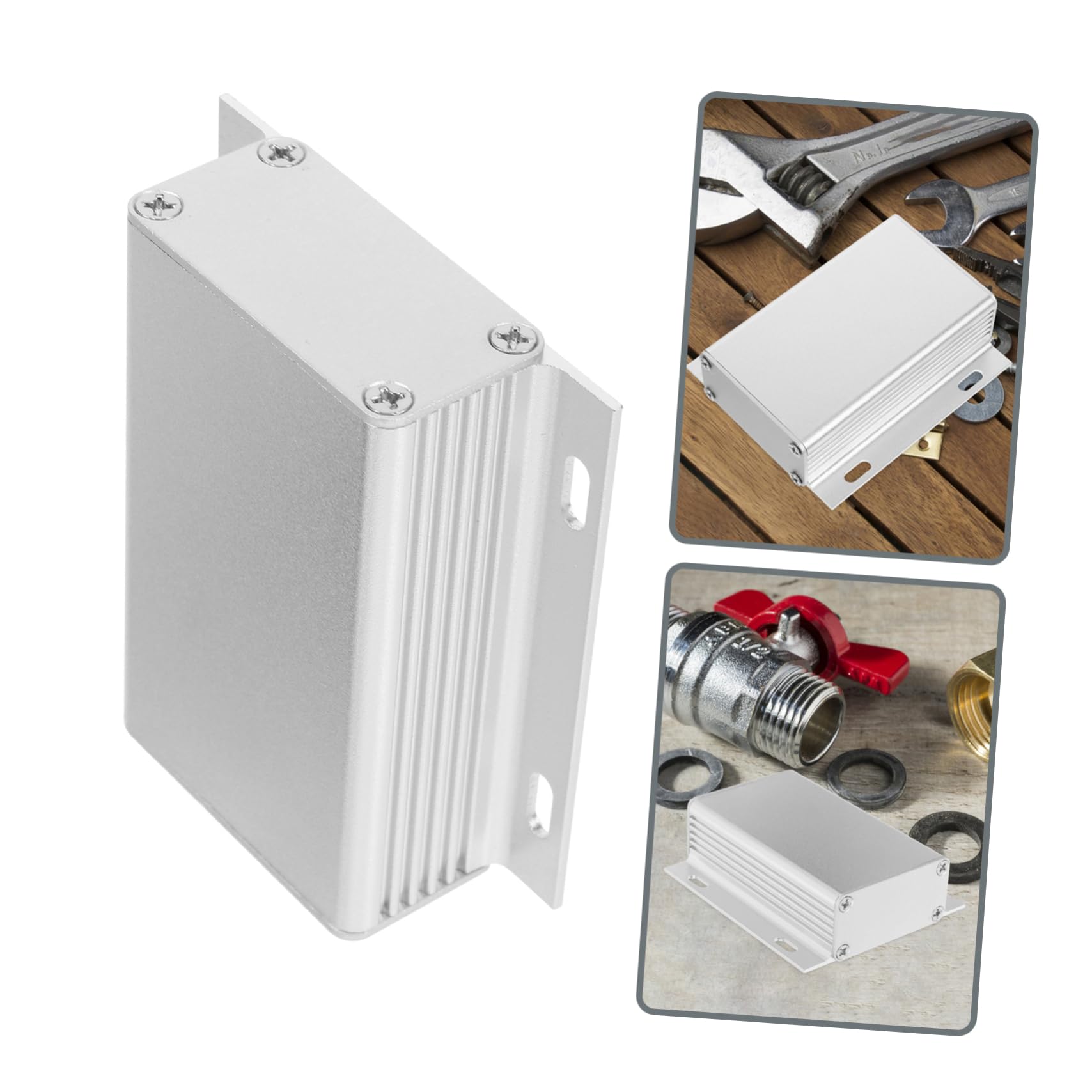 Lurrose Boîte De 5 Pièces Coque en aluminium projet petit réparation boîtier de boîtier