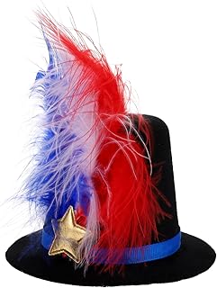 ABOOFAN Pet Dress up Headband Small Hat Pet Hat Cap USA Apparel Dogs Party Headwear Puppy Cosplay Costumes American Decor Independence Day Dog Hat Cloth Hair Accessories Kitten