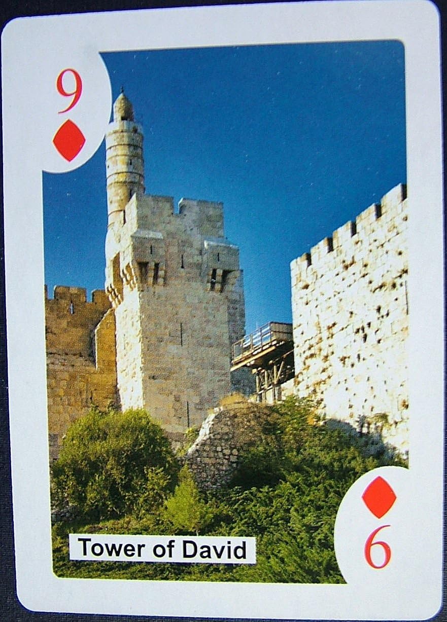 Holy Land Israel Playing Cards, Bible/Biblical Christian holy Sites Two Decks