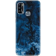 K l fland Infinix Hot 9 Play K l f, Silikon, Blue Zigzag Desen