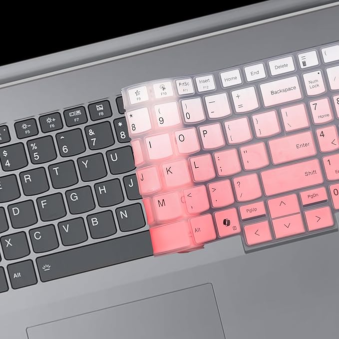 Funda de Teclado para Lenovo ThinkBook 16 2025 2024 2023 - Silicona - Rosa Degradado miniatura 4