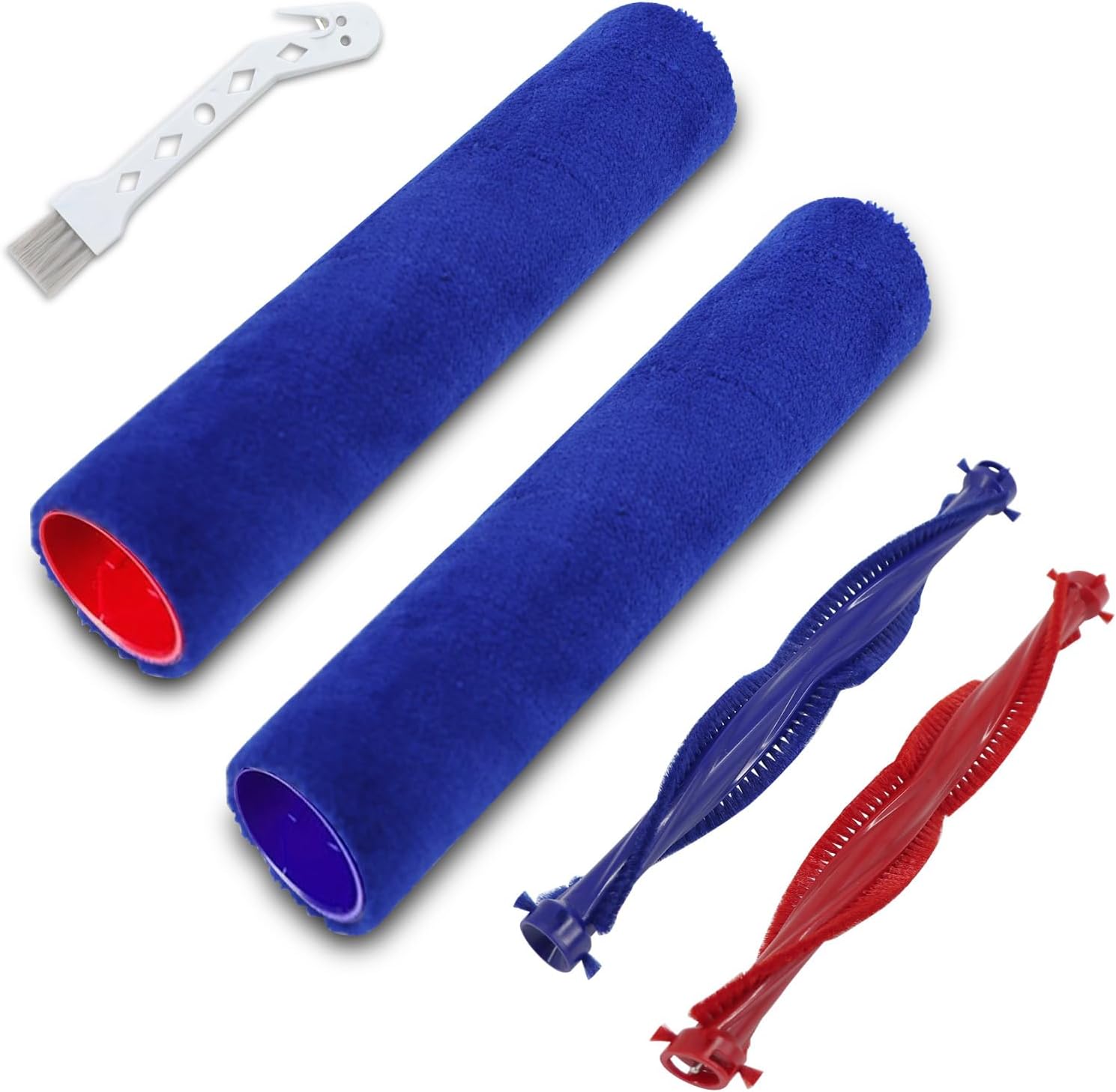 Wash G1 Roller Brushes Replacement Compatible with Dyson Wash G1 Vacuum Cleaner Attachment 2 Drum Roller Brushes+2 Plush Bristle+1 Cleaning Brush