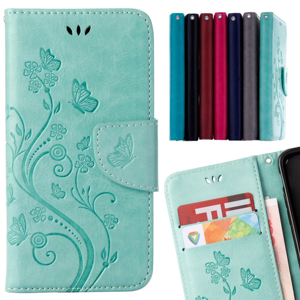 LEMORRY Per Huawei Honor 5c Custodia Pelle Cuoio Flip Portafoglio Borsa