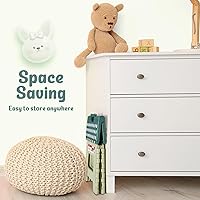 Vista 7 de ACSTEP Taburete plegable de 9 pulgadas, capacidad de 300 libras, taburetes plegables de plástico para niños y adultos, taburete plegable adecuado