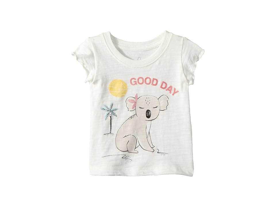 

PEEK Good Day Tee (Infant) (White) Girl's T Shirt