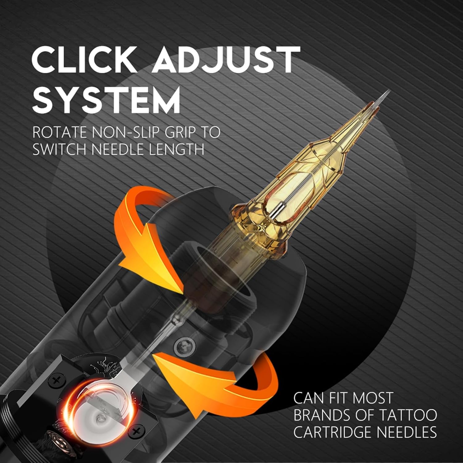 Tattoo Kit-Ambition Zetton Wireless Tattoo Machine Pen Kit Complete with Extra 2400mAh Power 40pc Cartridge Needles Bandage Gloves Ink Mixer Ink Cup Disposable Grip for Professional Tattoo Artists