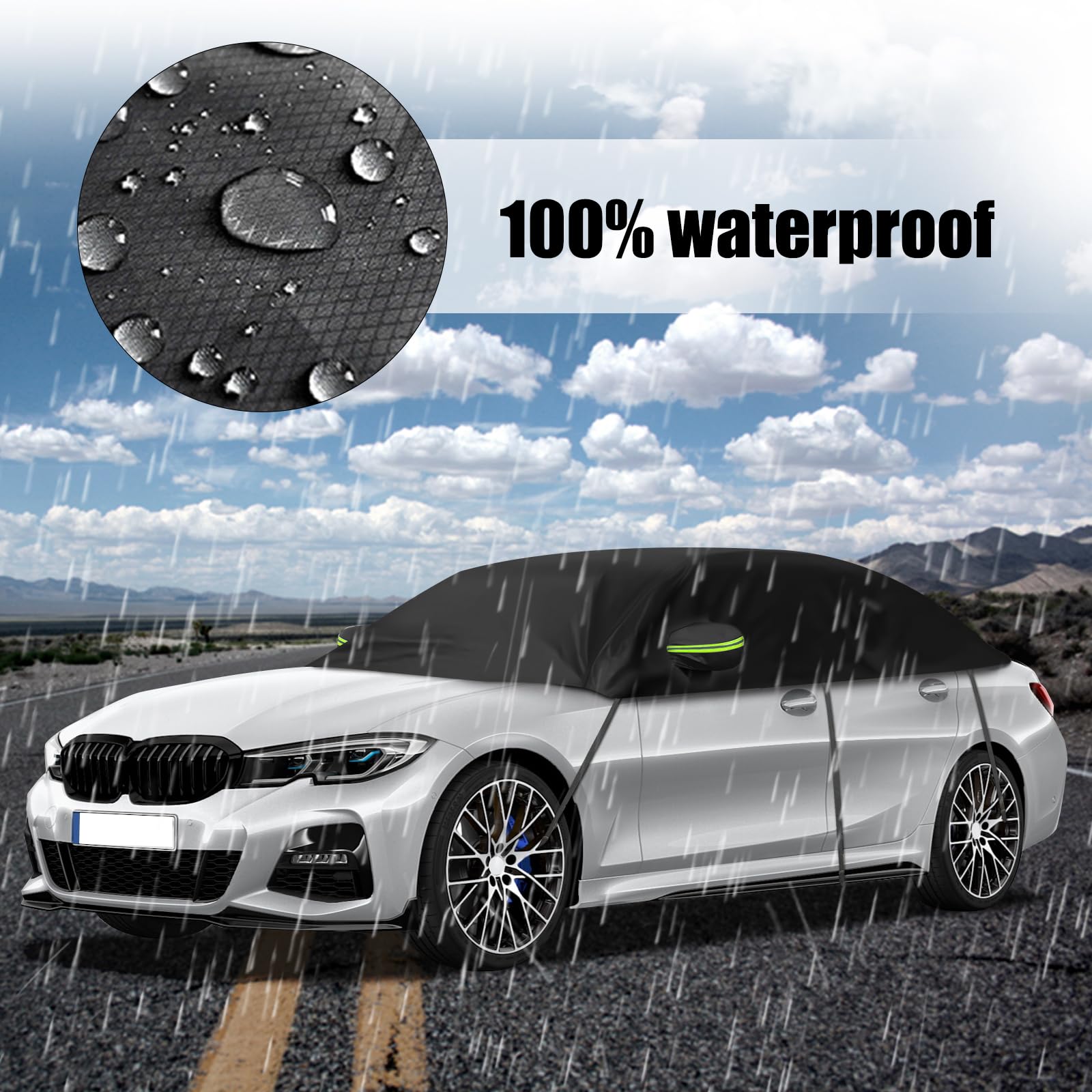 Demi Couverture Bâche Voiture BMW 3 G20/G21 2019-2024 - Protection Toit Imperméable UV Neige