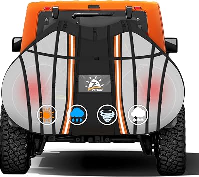 Zettum Bike Cover for Transport 1 Bike - 600D Travel Bike Covers for Bikes on Rear Bike Rack Waterproof & Heavy Duty, Outdoor Full Bicycle Rack Cover for Single Bikes on Car Hitch Clear