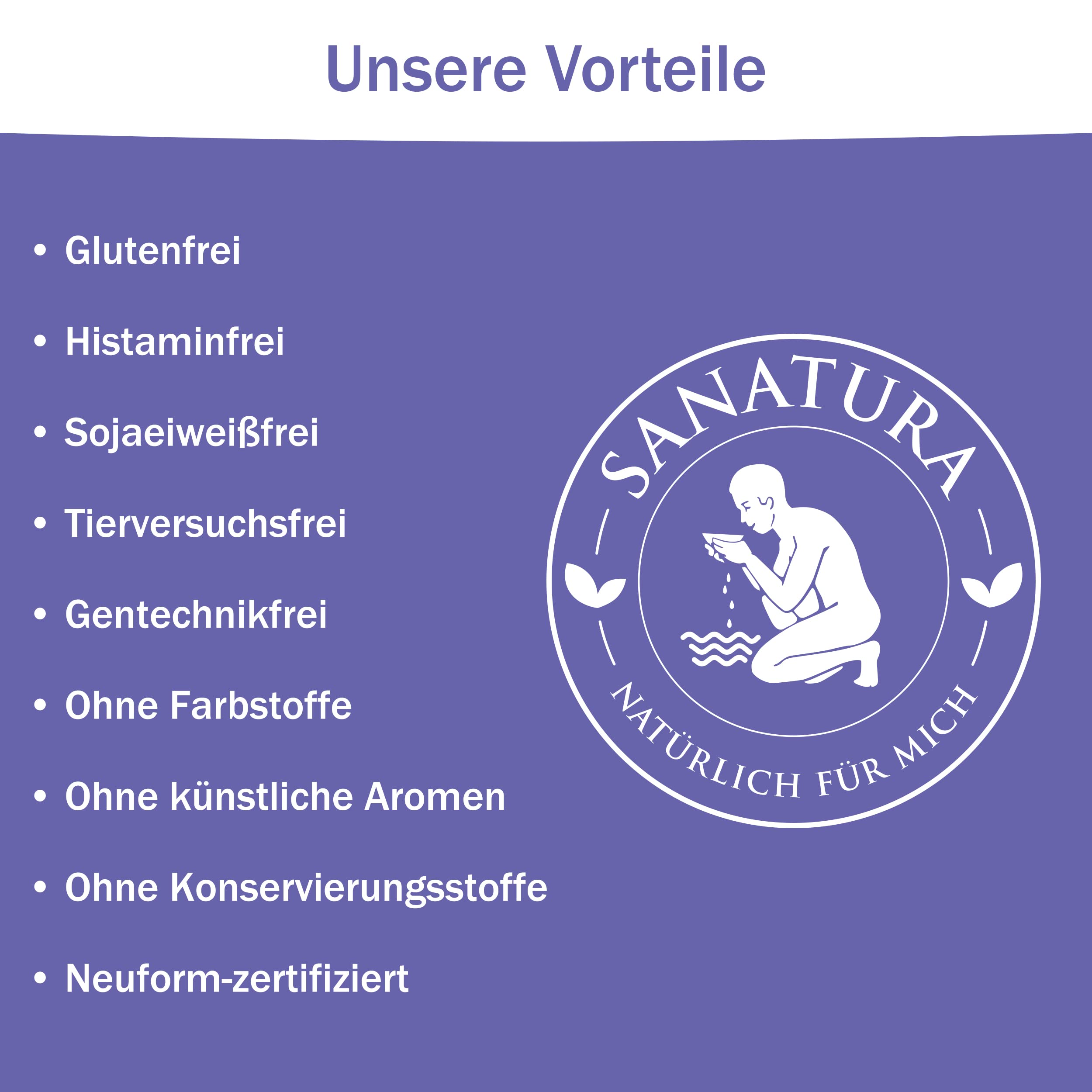 Sanatura Bio Mifloran Neuro Relax - Darm-Hirn-Balance, für Psyche & Nerven - u.a. mit Lactobacillus paracasei, Johanniskraut Extrakt, Passionsblume für mehr Entspannung