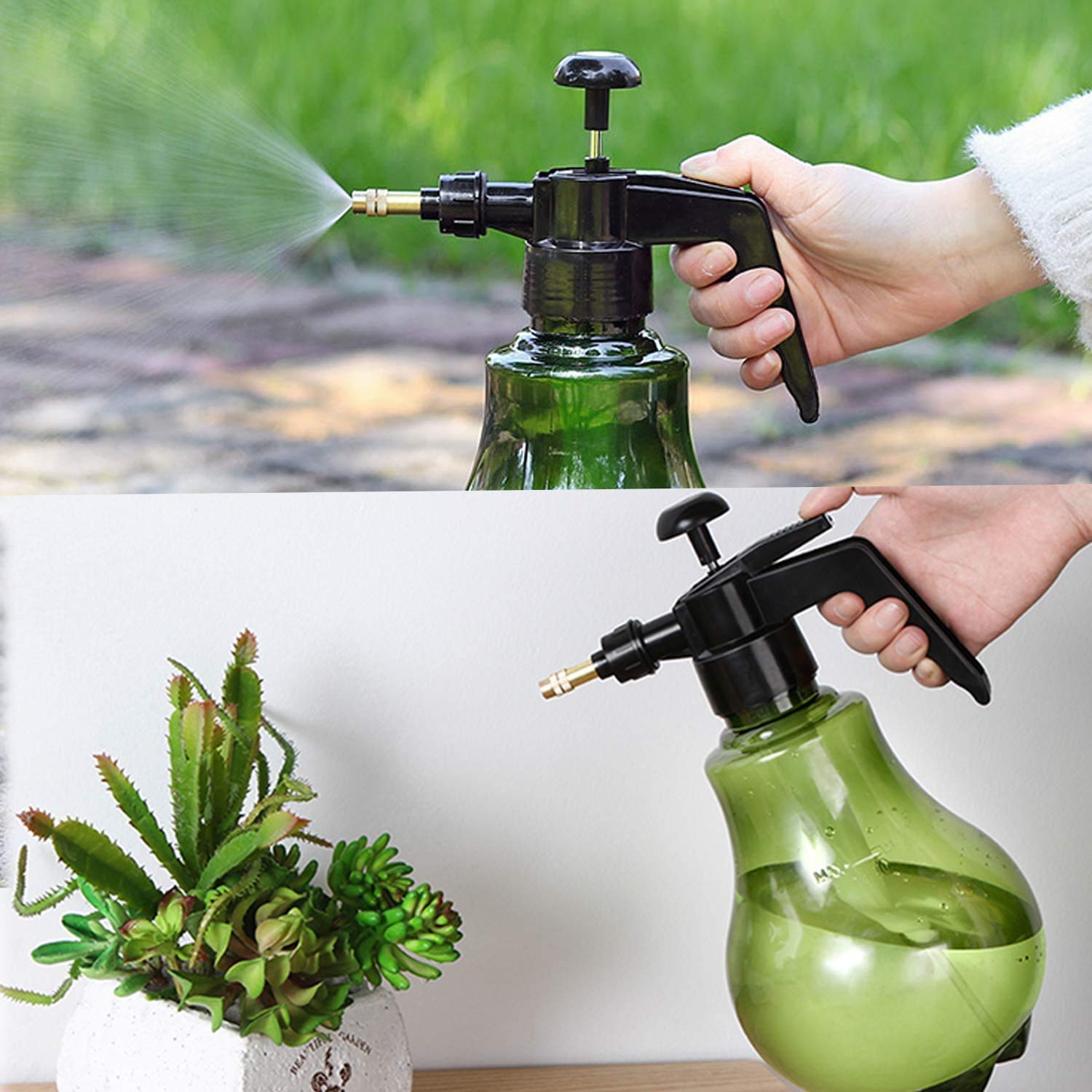 Homecloud Garden Water Sprayer Manual Spray Bottle Pump for Gardening Plants | Shower for Plants & Flowers | Spray Bottles for Lawn Herbicides, Pesticides, Fertilizers | Pack of 1 (Multicolour) - Image 3 thumbnail
