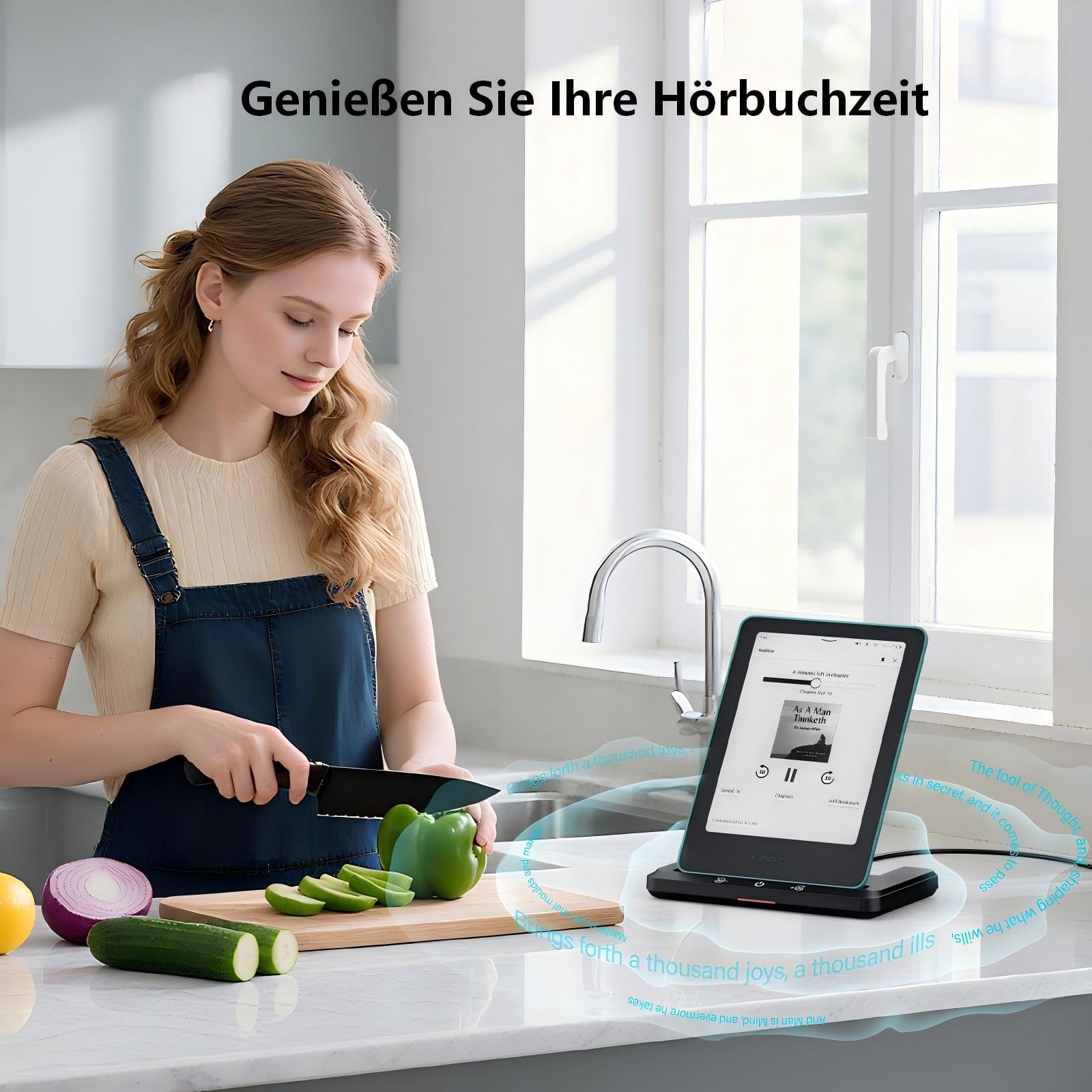Station de chargement sans fil pour Kindle Paperwhite Signature Editions (modèles 2022 et 2024) et Colorsoft Signature Edition (32 Go)