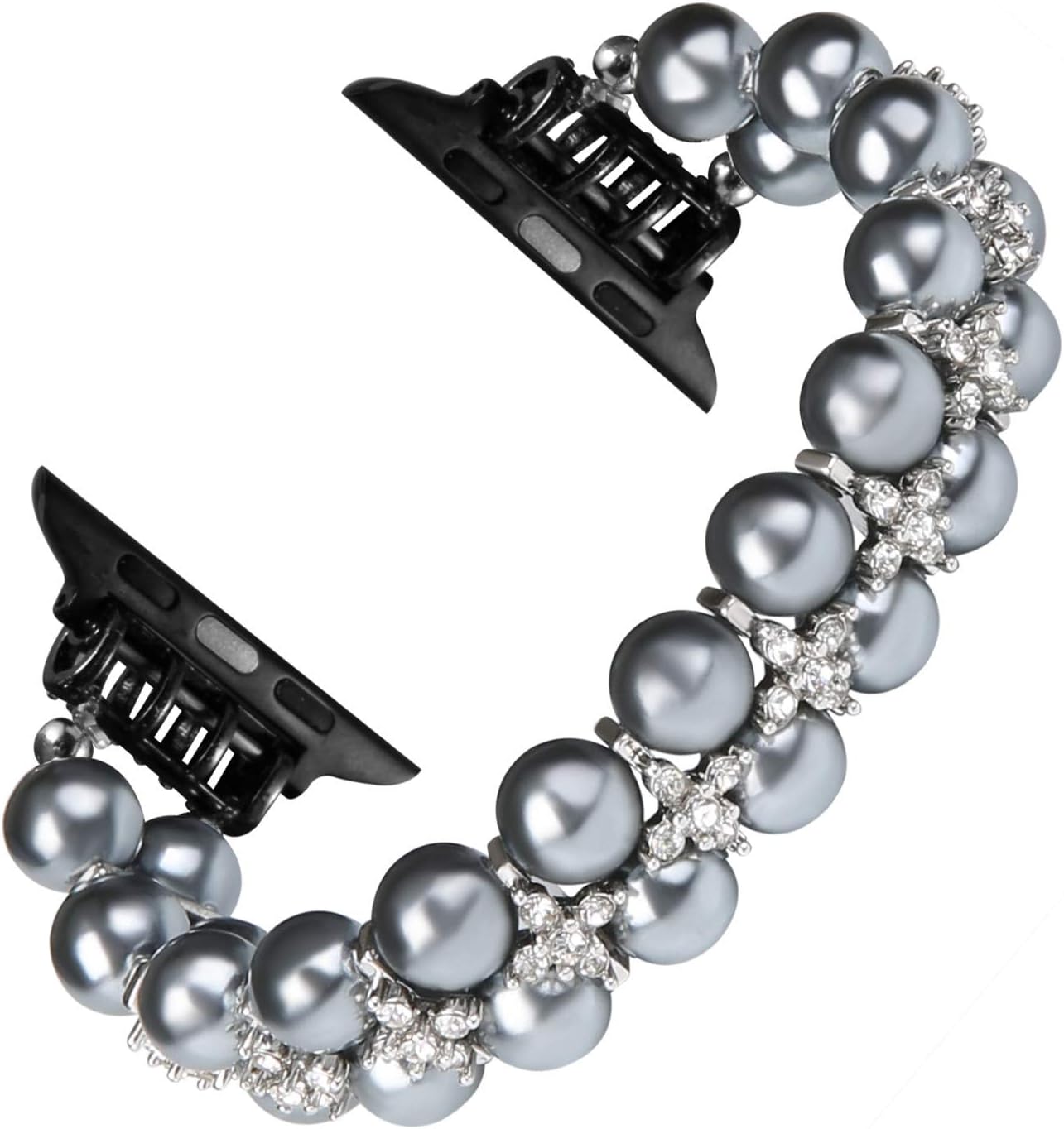 GEMEK Pearl Bracelet Compatible with Apple Watch Band...