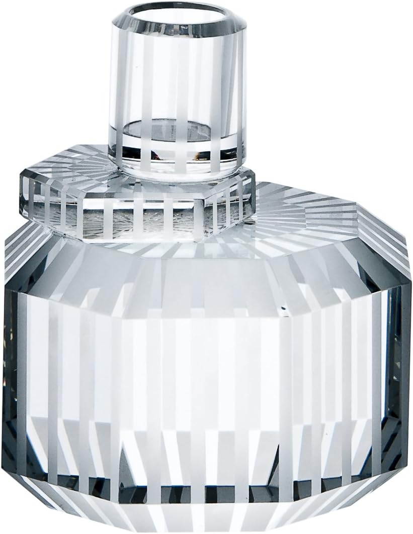 Gaia & Gino "Valencia Candle Holder 5, Optical Glass