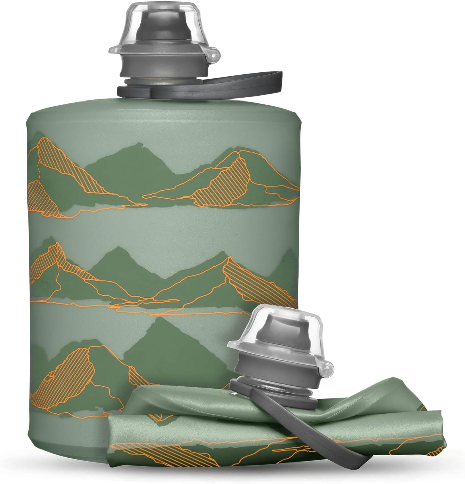 - Stow Collapsible Water Bottle – 350ml, 500ml, 1L – Ultralight, Leak-Proof, BPA-Free, Filter Compatible Travel & Hiking Flask