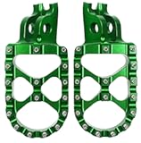 Footrest Pedals Universal Motorcycle Foot Pedal(Green)