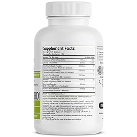Bronson Liver Detox Advanced Detox & Cleansing Formula Supports Health Liver Function with Milk Thistle, Dandelion Root, Turmeric, Artichoke Leaf & More, Non-GMO, 180 Vegetarian Capsules