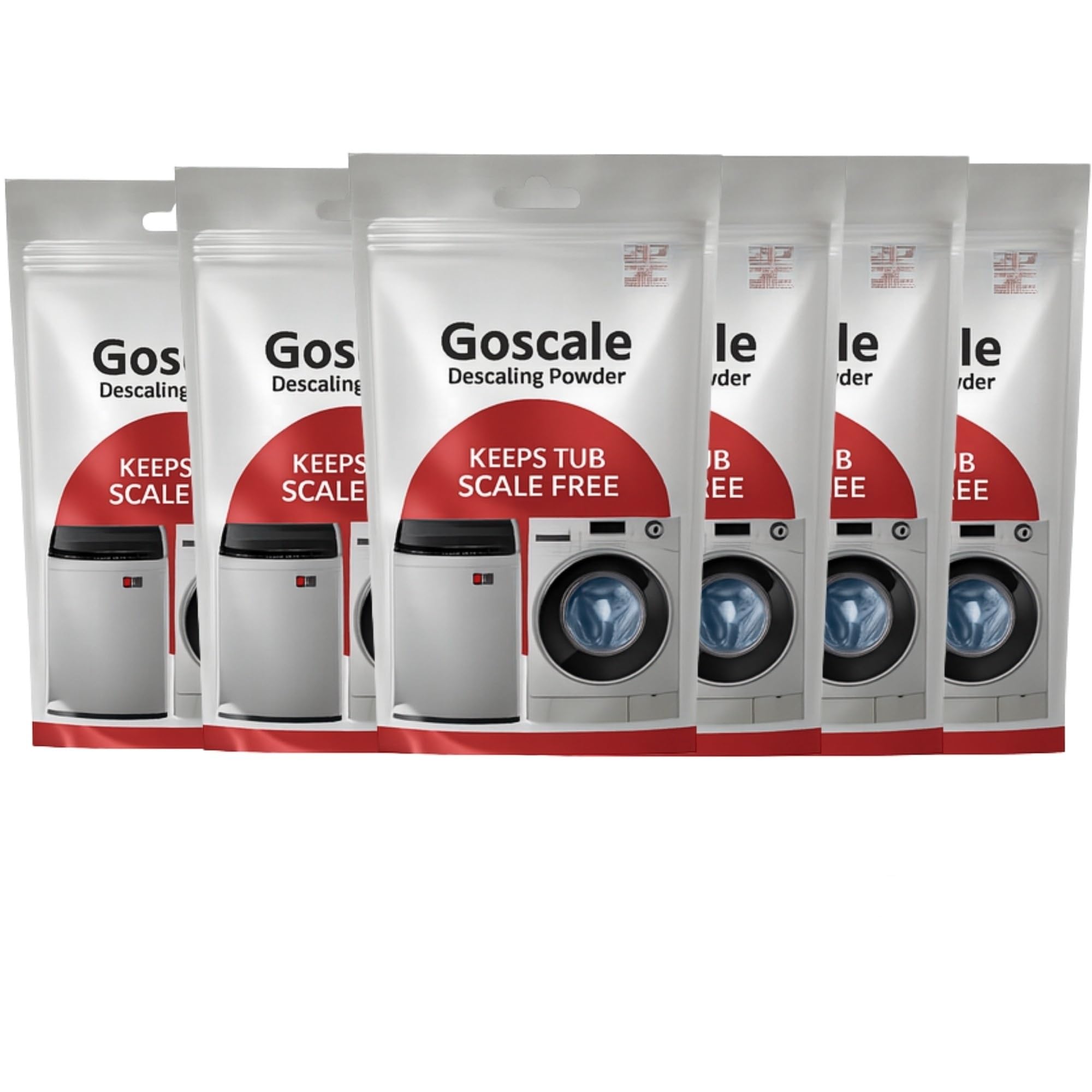 Figment Washing Machine Drum Cleaning Powder | Descaler for Semi and Fully Automatic top and front load | Washing Machine Drum Cleaner & Tub Cleaner | 100g Each (PACK OF 6)