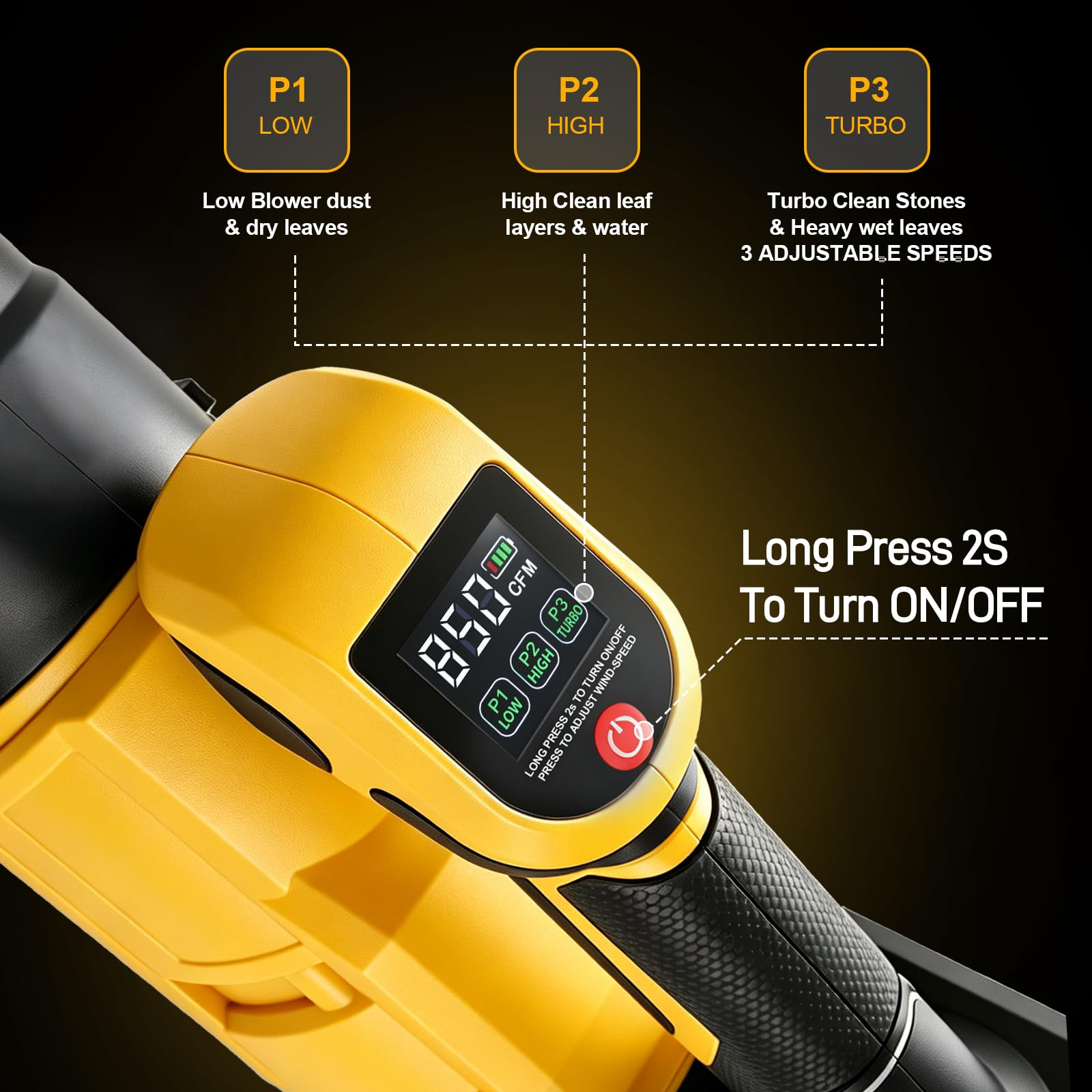 Soffiatore d'aria a batteria per Dewalt 20 V 18 V (senza batteria)